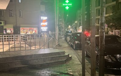 Trotuari per nje gisht