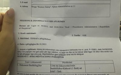 Zvarritje e aplikimit per nje Genplan te godines se banimit