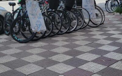 Denoncim për zënien e paligjshme të trotuarit dhe kërkesë për verifikim